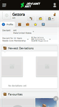 Mobile Screenshot of gezora.deviantart.com
