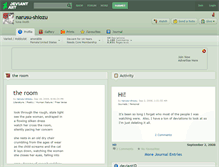 Tablet Screenshot of narusu-shiozu.deviantart.com