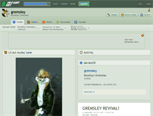 Tablet Screenshot of gremsley.deviantart.com