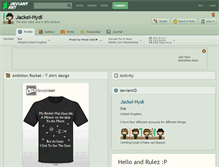 Tablet Screenshot of jackel-hydi.deviantart.com