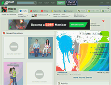Tablet Screenshot of mideax.deviantart.com