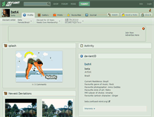Tablet Screenshot of bet4.deviantart.com