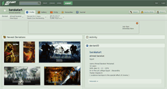 Desktop Screenshot of barakatart.deviantart.com