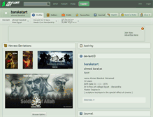 Tablet Screenshot of barakatart.deviantart.com