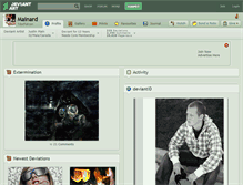 Tablet Screenshot of mainard.deviantart.com