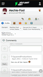 Mobile Screenshot of mechie-fool.deviantart.com