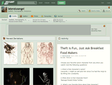 Tablet Screenshot of lateralusangel.deviantart.com