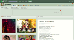 Desktop Screenshot of chandrakala.deviantart.com