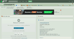 Desktop Screenshot of crimsonpimpernel.deviantart.com