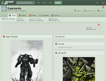 Tablet Screenshot of eupackardia.deviantart.com