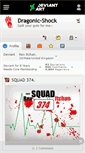 Mobile Screenshot of dragonic-shock.deviantart.com