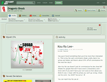 Tablet Screenshot of dragonic-shock.deviantart.com