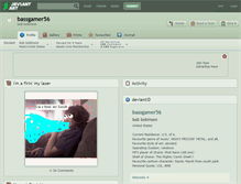 Tablet Screenshot of bassgamer56.deviantart.com