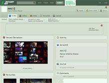 Tablet Screenshot of mrc12.deviantart.com