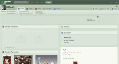 Desktop Screenshot of kitty-art.deviantart.com