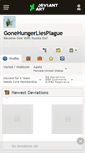 Mobile Screenshot of gonehungerliesplague.deviantart.com