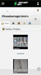 Mobile Screenshot of lifeasateenagerobot.deviantart.com