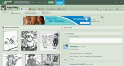 Desktop Screenshot of angryviking.deviantart.com