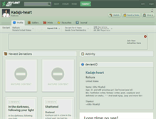 Tablet Screenshot of kadajs-heart.deviantart.com