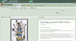 Desktop Screenshot of lilmoongodess.deviantart.com