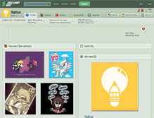 Tablet Screenshot of italiux.deviantart.com