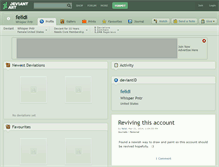 Tablet Screenshot of felidi.deviantart.com