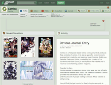 Tablet Screenshot of comixo.deviantart.com