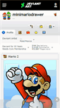 Mobile Screenshot of minimariodrawer.deviantart.com