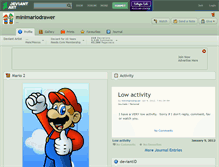 Tablet Screenshot of minimariodrawer.deviantart.com