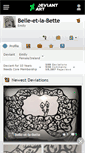 Mobile Screenshot of belle-et-la-bette.deviantart.com