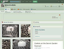 Tablet Screenshot of belle-et-la-bette.deviantart.com