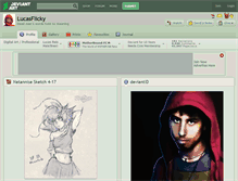 Tablet Screenshot of lucasflicky.deviantart.com