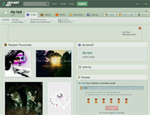 Tablet Screenshot of my-izoi.deviantart.com