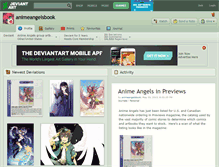 Tablet Screenshot of animeangelsbook.deviantart.com