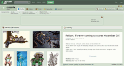 Desktop Screenshot of crozonia.deviantart.com