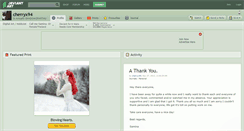 Desktop Screenshot of cherryx94.deviantart.com