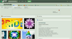 Desktop Screenshot of michikodesign.deviantart.com