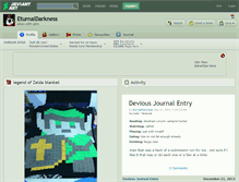 Tablet Screenshot of eturnaldarkness.deviantart.com