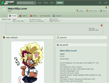 Tablet Screenshot of neko-kitty-lover.deviantart.com