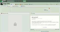 Desktop Screenshot of hungry-spider.deviantart.com