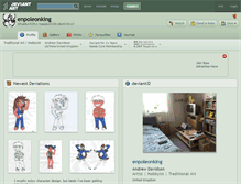 Tablet Screenshot of enpoleonking.deviantart.com