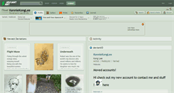 Desktop Screenshot of kenniekonglee.deviantart.com