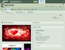 Tablet Screenshot of dooffy-design.deviantart.com