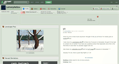 Desktop Screenshot of lemonymellow.deviantart.com