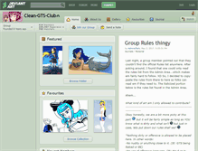 Tablet Screenshot of clean-gts-club.deviantart.com