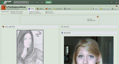 Desktop Screenshot of intheshadowsofalie.deviantart.com