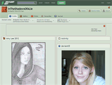 Tablet Screenshot of intheshadowsofalie.deviantart.com