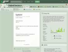 Tablet Screenshot of originalcharcters.deviantart.com