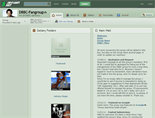 Tablet Screenshot of dbbc-fangroup.deviantart.com