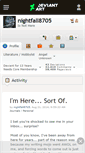 Mobile Screenshot of nightfall8705.deviantart.com